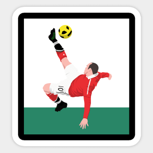 Wayne Rooney Manchester United Sticker